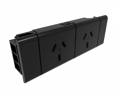 2 (Double) GPO Module - VERTICAL GPO'S - The Softwiring Shop - Electrical Soft Wiring