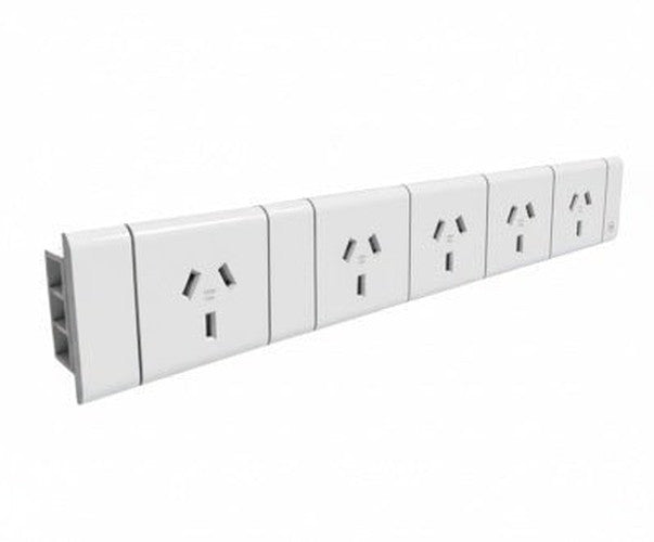 5 (Five) GPO Module Set - VERTICAL GPO's - The Softwiring Shop - Electrical Soft Wiring