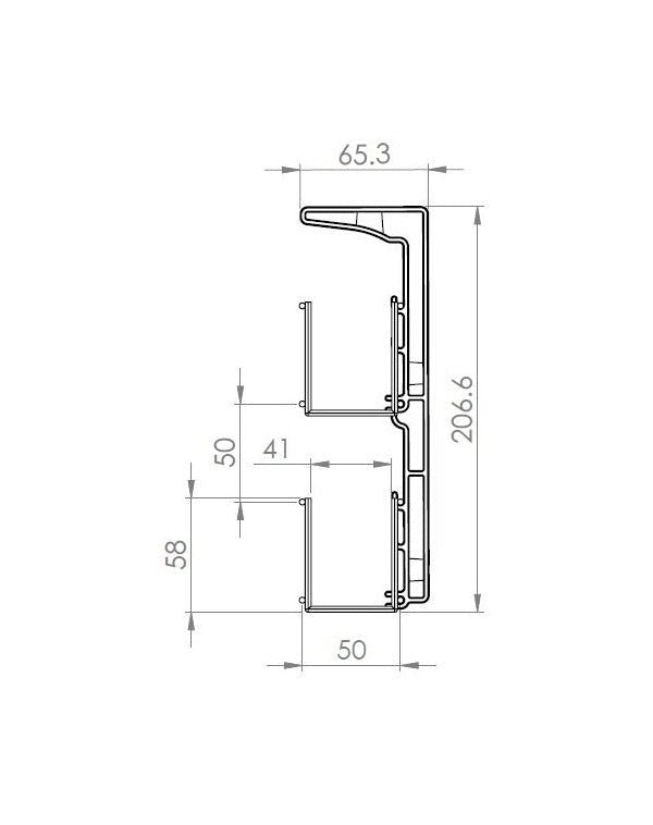 Cable Basket - 2 Tier - The Softwiring Shop - Cable Management
