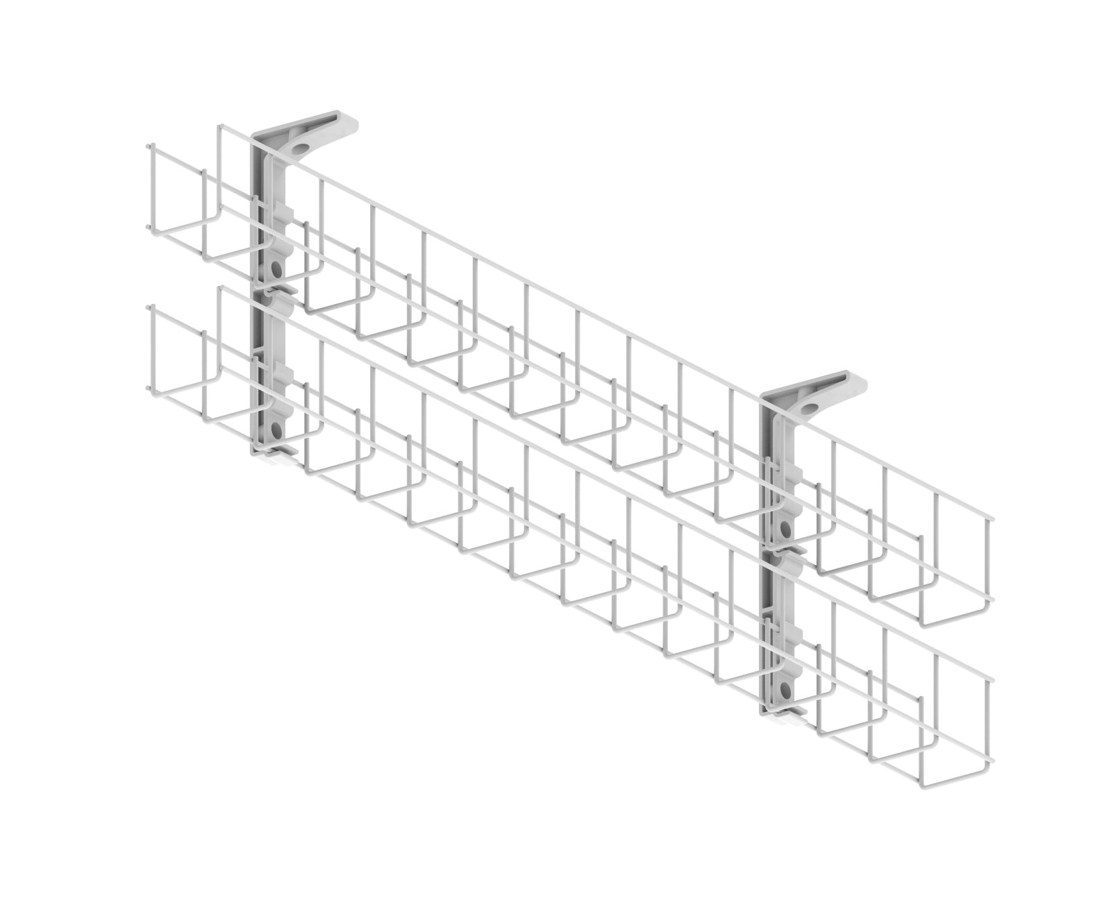 Cable Basket - 2 Tier - The Softwiring Shop - Cable Management
