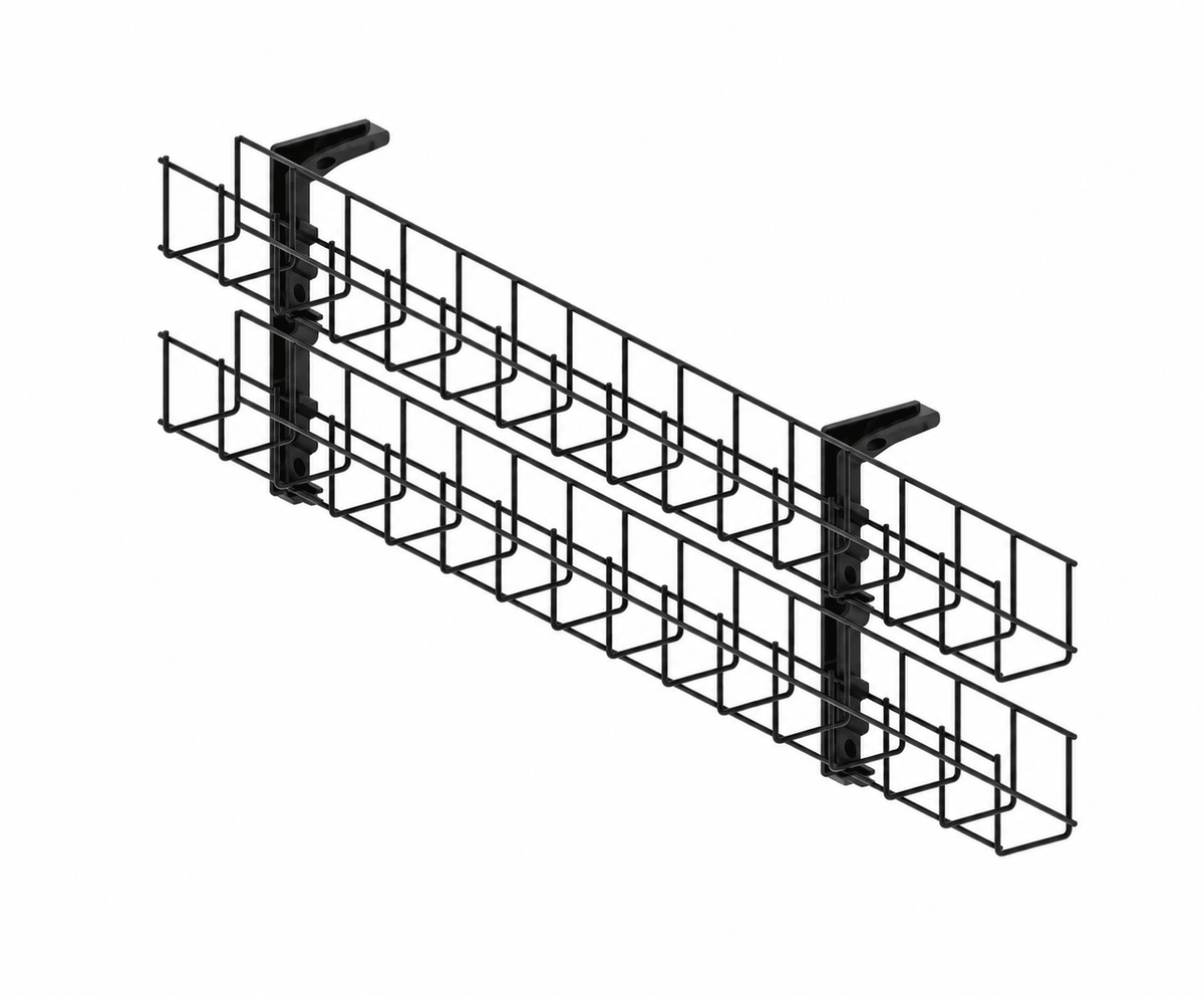 Cable Basket - 2 Tier - The Softwiring Shop - Cable Management