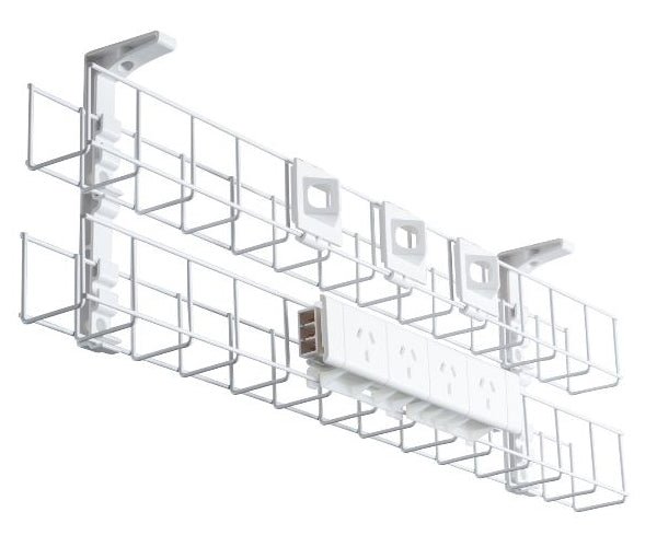 Cable Basket - 2 Tier DOUBLE DEEP - The Softwiring Shop - Cable Management