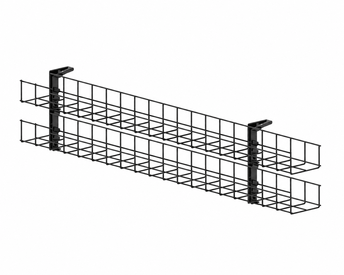 Cable Basket - 2 Tier DOUBLE DEEP - The Softwiring Shop - Cable Management