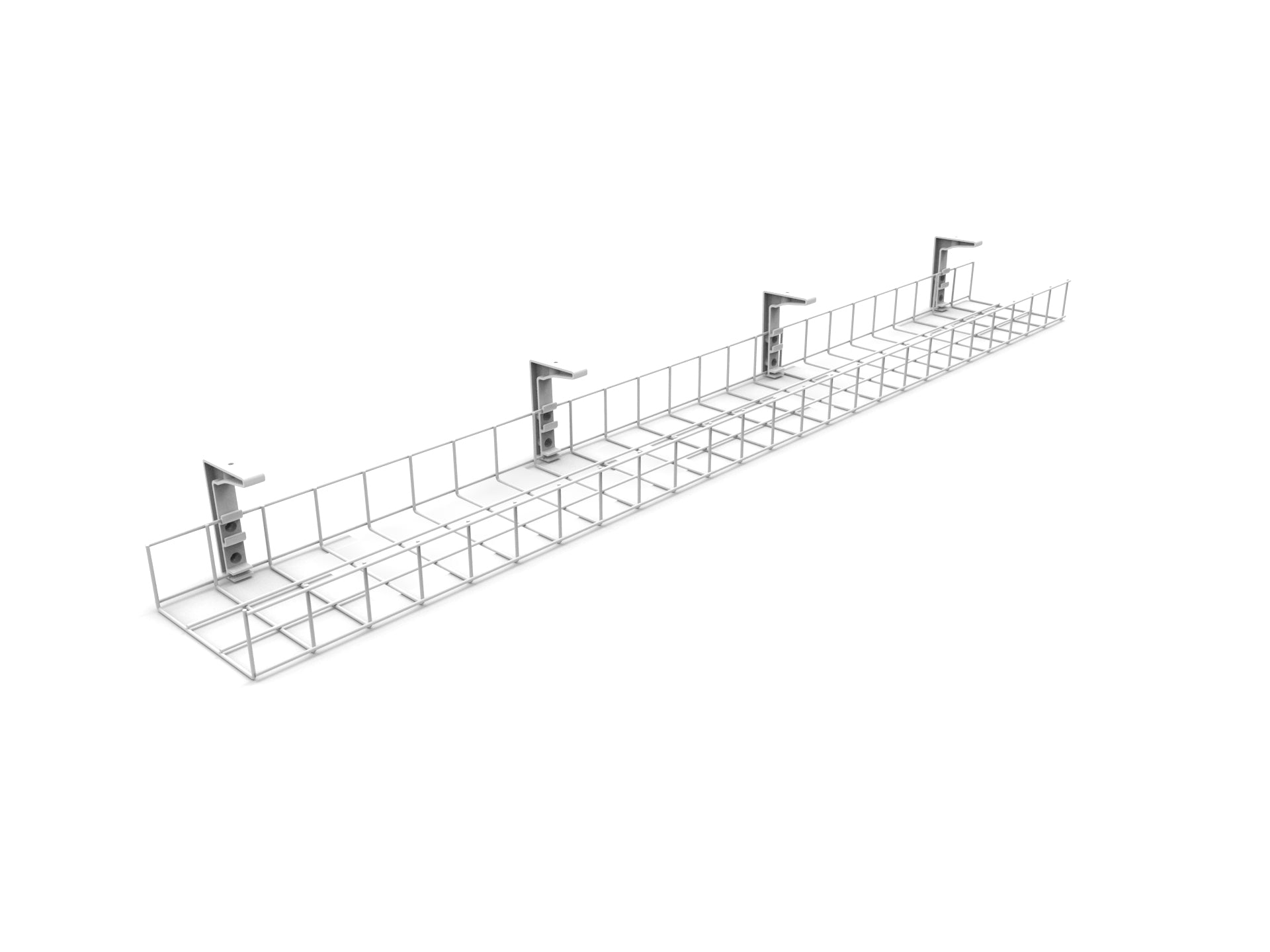 Cable Basket - Single Tier 100mm DOUBLE DEEP - The Softwiring Shop - Cable Management