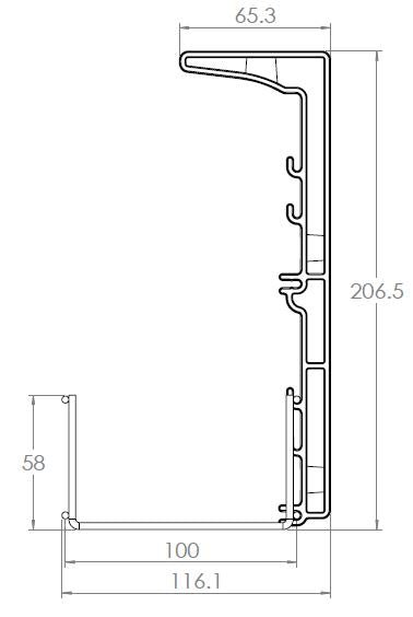 Cable Basket - Single Tier 100mm DOUBLE DEEP - The Softwiring Shop - Cable Management