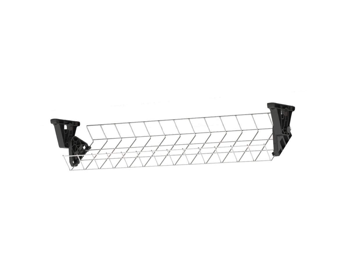 Cable Basket - Single Tier 150mm Deep: HINGED EASY ACCESS - The Softwiring Shop - Cable Management
