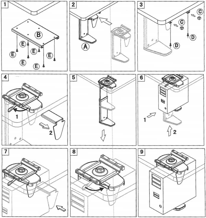 CPU - Black Adjustable - The Softwiring Shop - Accessory