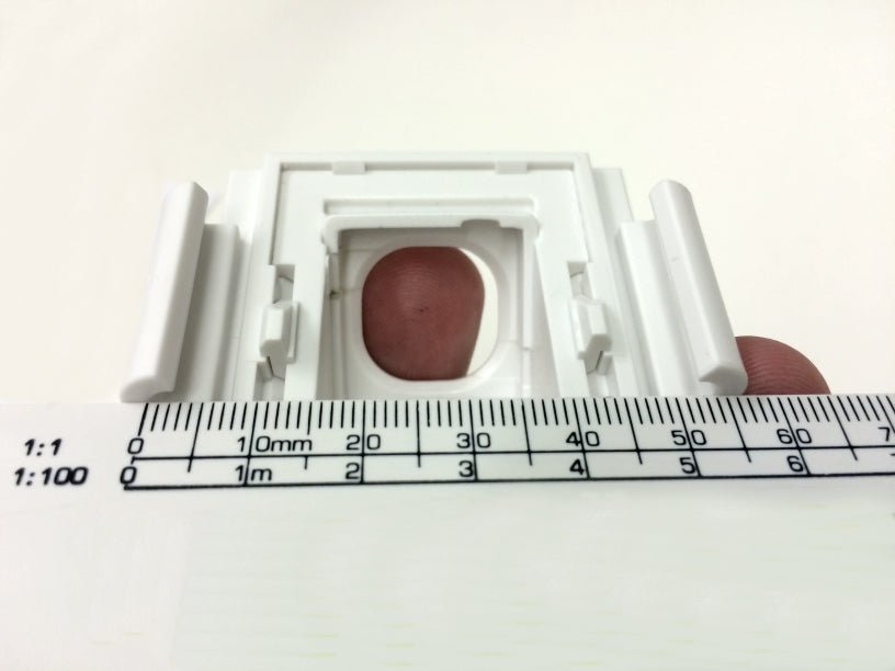 Data Plate - 45º angled face for CABLE BASKETS - The Softwiring Shop - Data