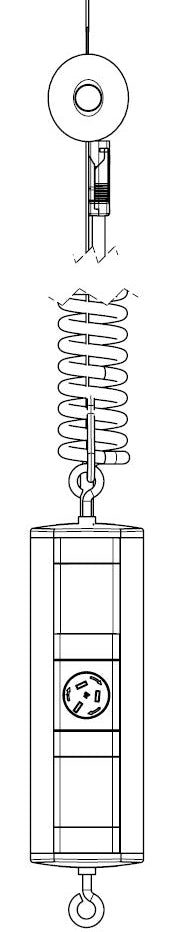 Elevate Retractable Power - 1 (Single) GPO to both faces and USB A/A to one face only - The Softwiring Shop - Electrical Softwiring