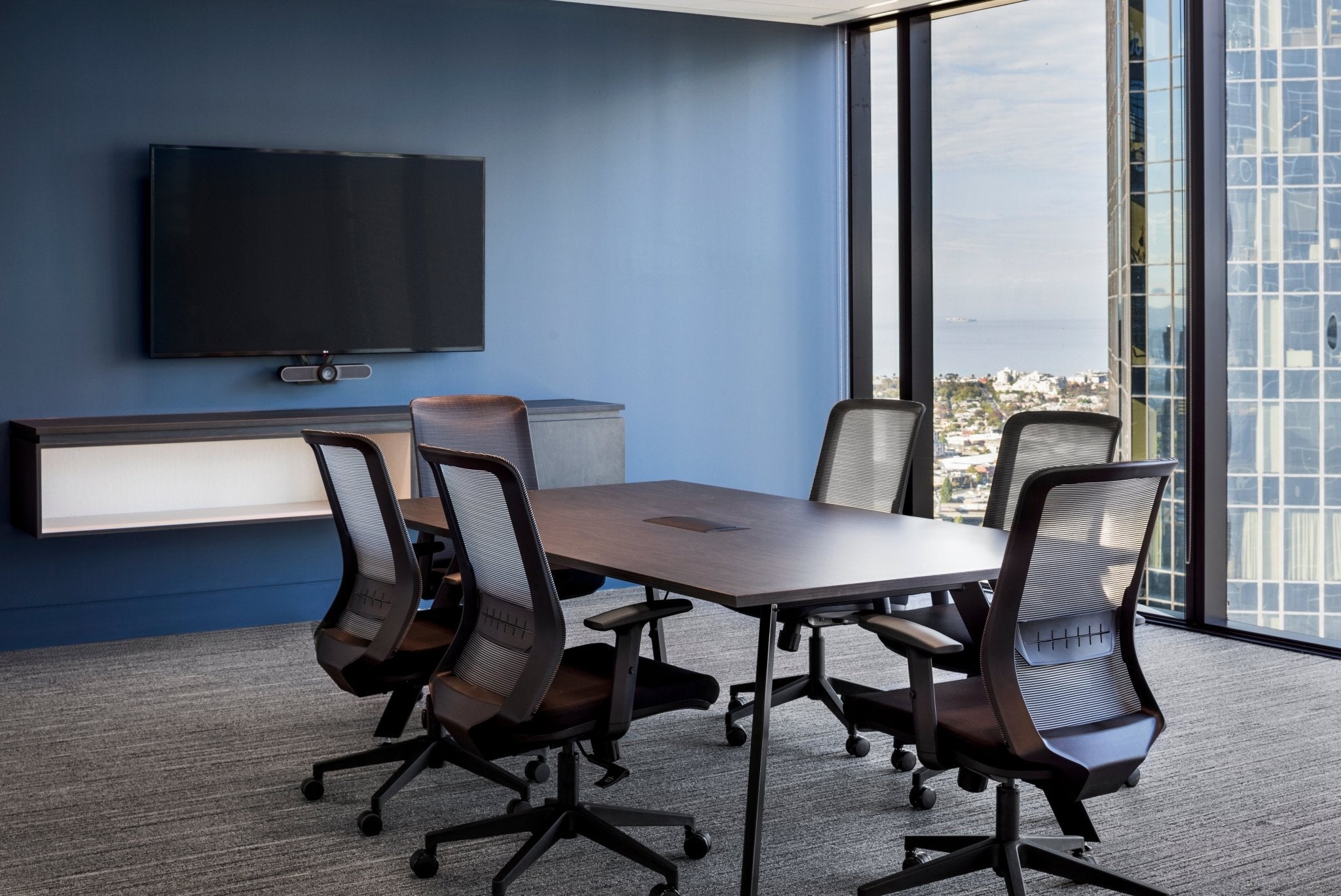 In - Desk Box - ACCEDE: Single Lid, 2 (Double) GPO'S, USB A/C Fast - Charging Outlets & 5 Data Ports - The Softwiring Shop