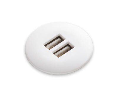 In - Desk Module - ATOM: USB A/A Fast - Charging Outlets - The Softwiring Shop - Electrical Soft Wiring