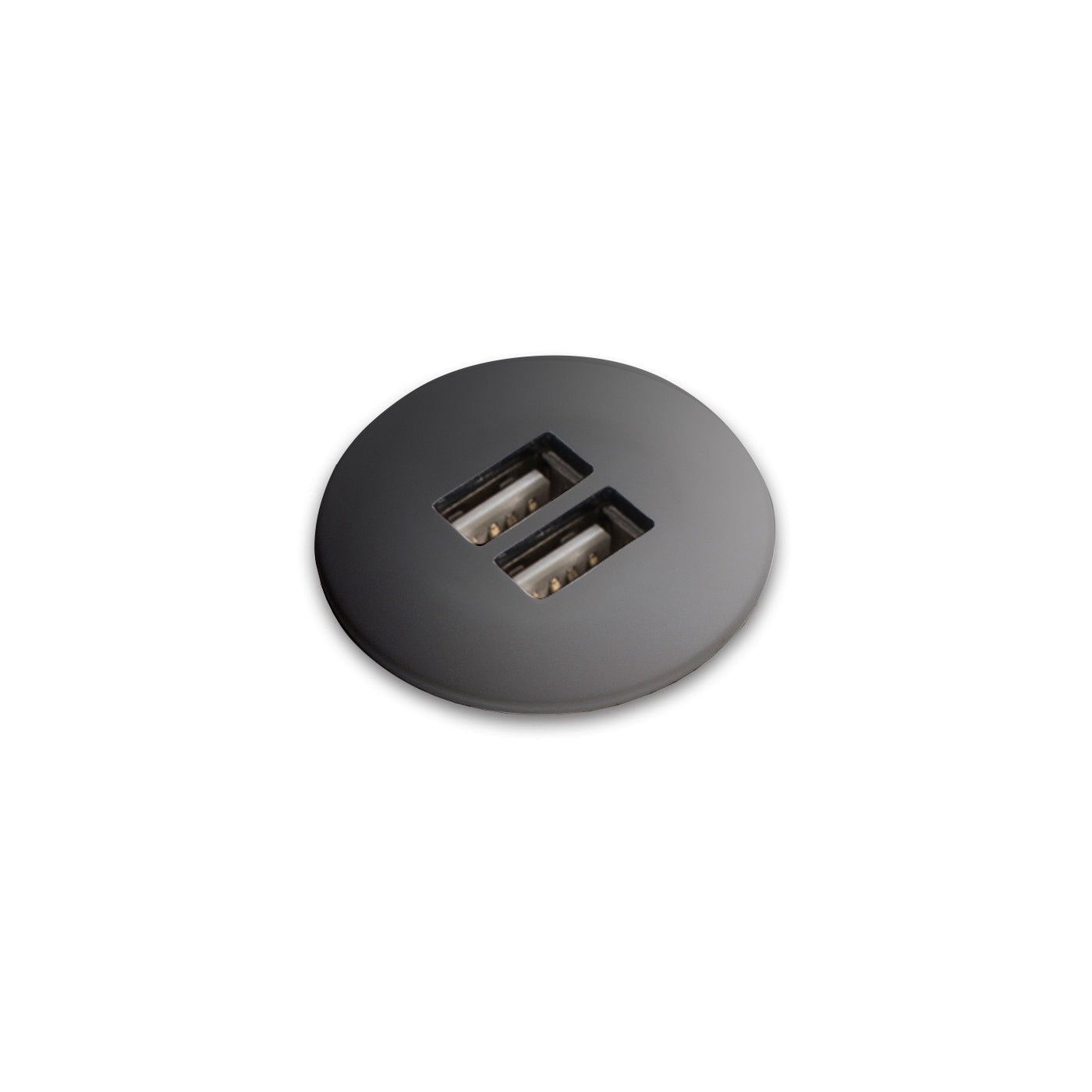 In - Desk Module - ATOM: USB A/A Fast - Charging Outlets - The Softwiring Shop - Electrical Soft Wiring