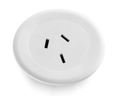 In - Desk Module - ECHO: 1 (Single) GPO with 1500mm Lead and 3 - Pin Plug Lead - The Softwiring Shop - Electrical Soft Wiring