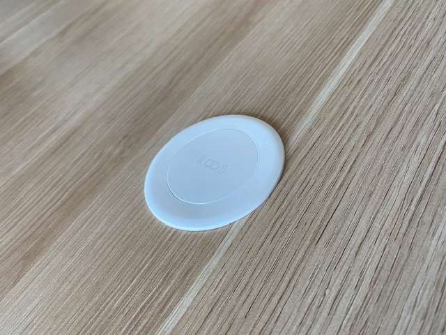 In - Desk Module - ECHO: Wireless Fast - Charging Outlet with 1500mm 3 - Pin Plug Lead - The Softwiring Shop - Electrical Soft Wiring