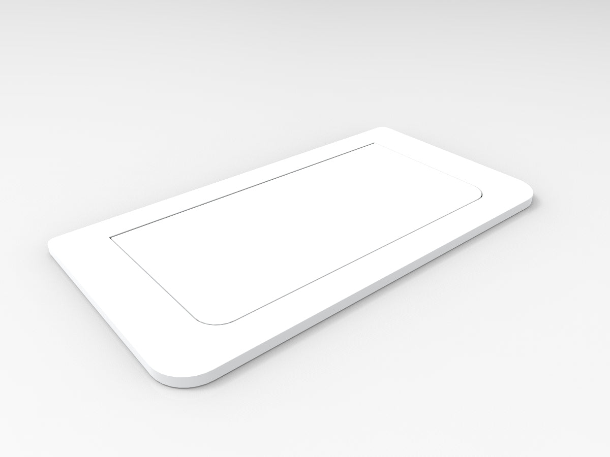 In - Desk Module - POP - UP: 1 (Single) GPO & USB A/A with 1000mm Tag Lead and D Splitter - The Softwiring Shop - Electrical Soft Wiring