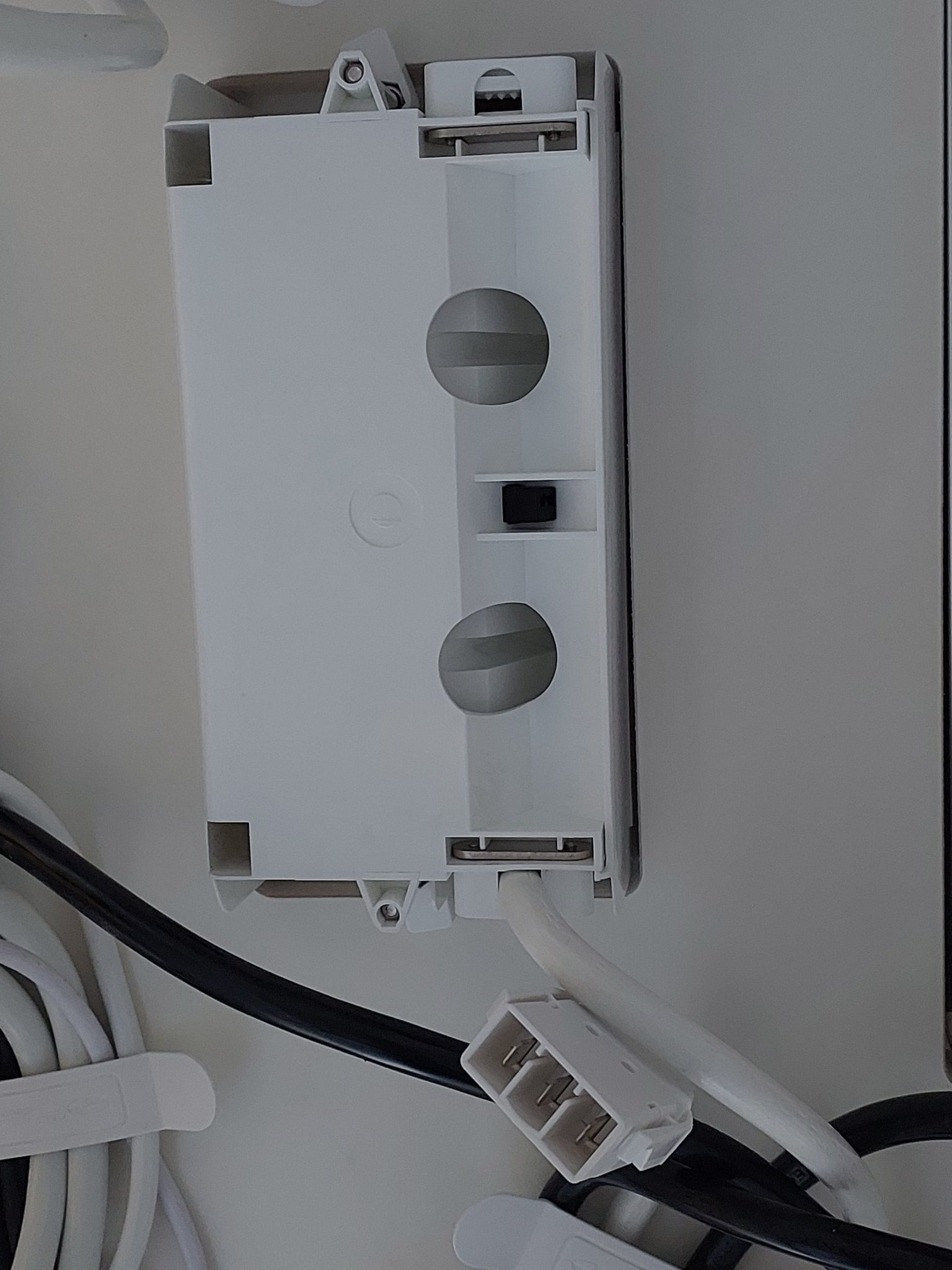 In - Desk Module - POP - UP: 2 (Double) ROTATED GPO'S with 1000mm Tag Lead and D Splitter - The Softwiring Shop - Electrical Soft Wiring