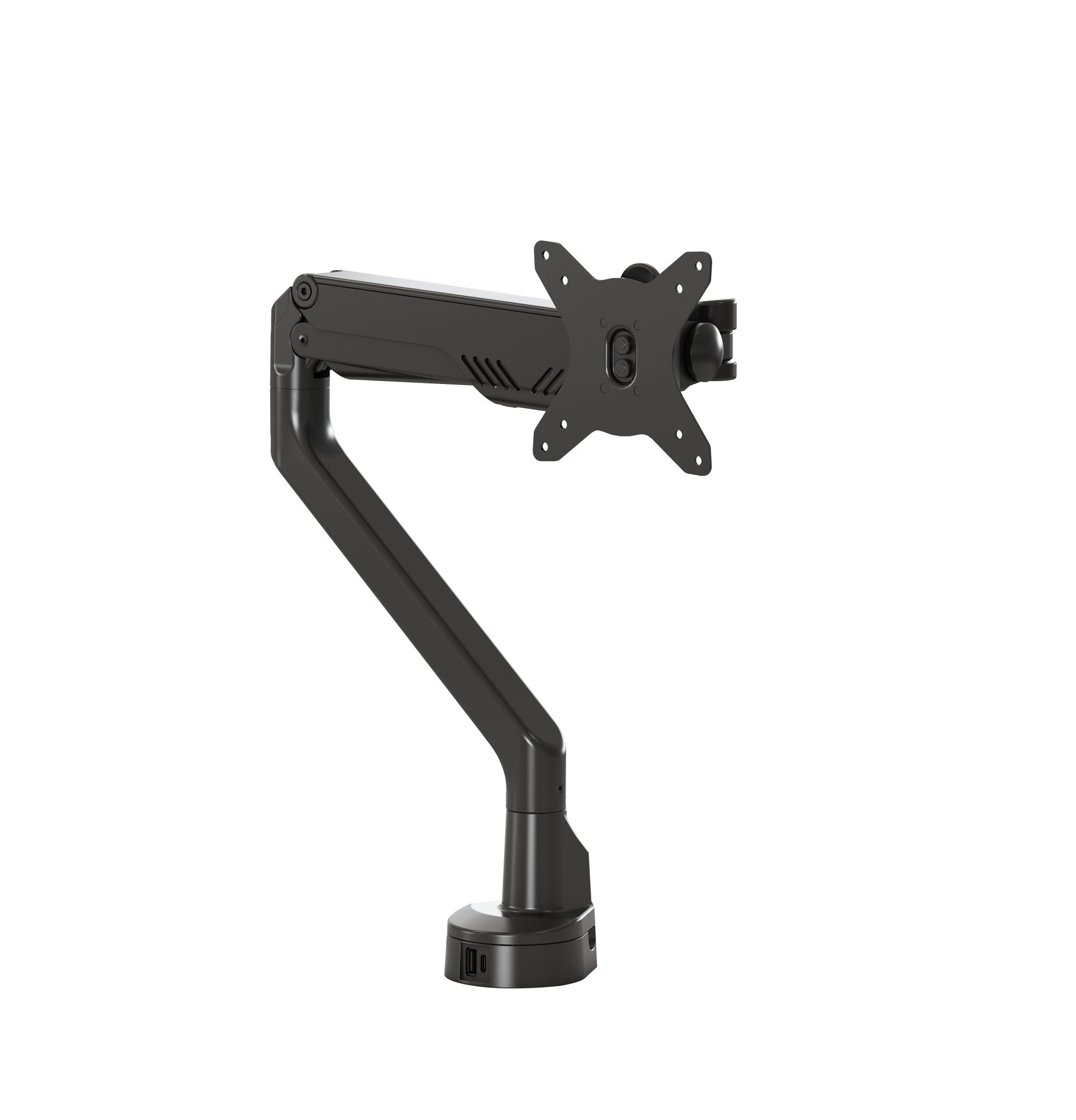 Monitor Arm - Gas SINGLE including USB Fast - Charging module - The Softwiring Shop - Accessory