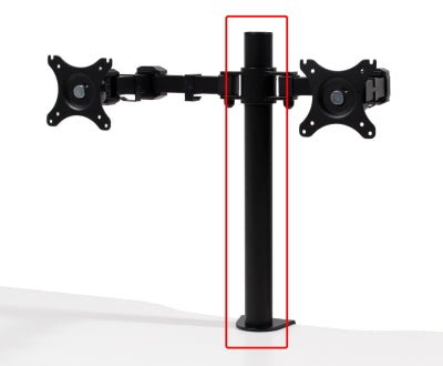 Monitor Arm - Post EXTENDED HEIGHT POST component - The Softwiring Shop - Accessory