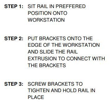 Power Rail - ATHENA 2: 2 (Double) ROTATED GPO'S with 1000mm Tag Lead and D Splitter - The Softwiring Shop - Electrical Soft Wiring