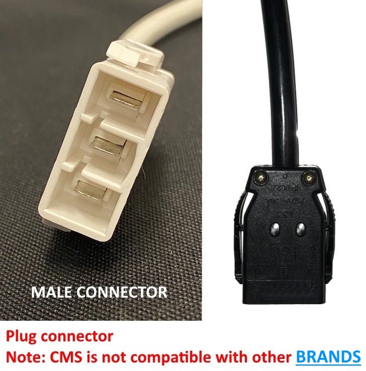 Power Rail - ATHENA 2: 4 (Quad) ROTATED GPO'S, USB A/C Fast - Charging Outlets & 1 (Single) Data Port with 1000mm Tag Lead and D Splitter - The Softwiring Shop - Electrical Soft Wiring