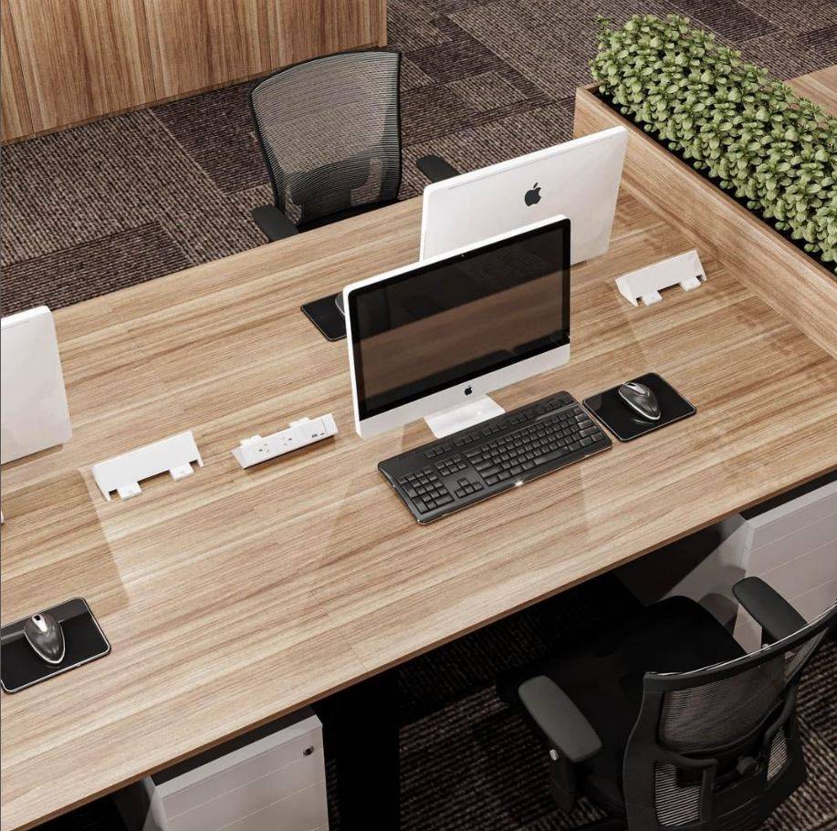 Power Rail (DOMESTIC) - ATHENA 2: 2x ROTATED GPO'S & USB A/C with 3 - Pin Plug Lead - The Softwiring Shop