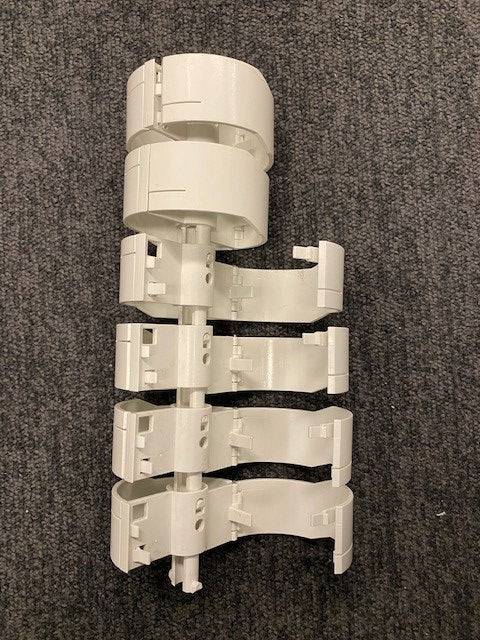 Umbilical Cord - AXESS: 2800mmL Floor to Ceiling kit HORSE SHOE BASE - The Softwiring Shop - Cable Management