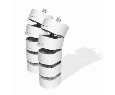 Umbilical Cord - AXESS: 770mmL Floor to Desk kit HORSE SHOE BASE - The Softwiring Shop - Cable Management