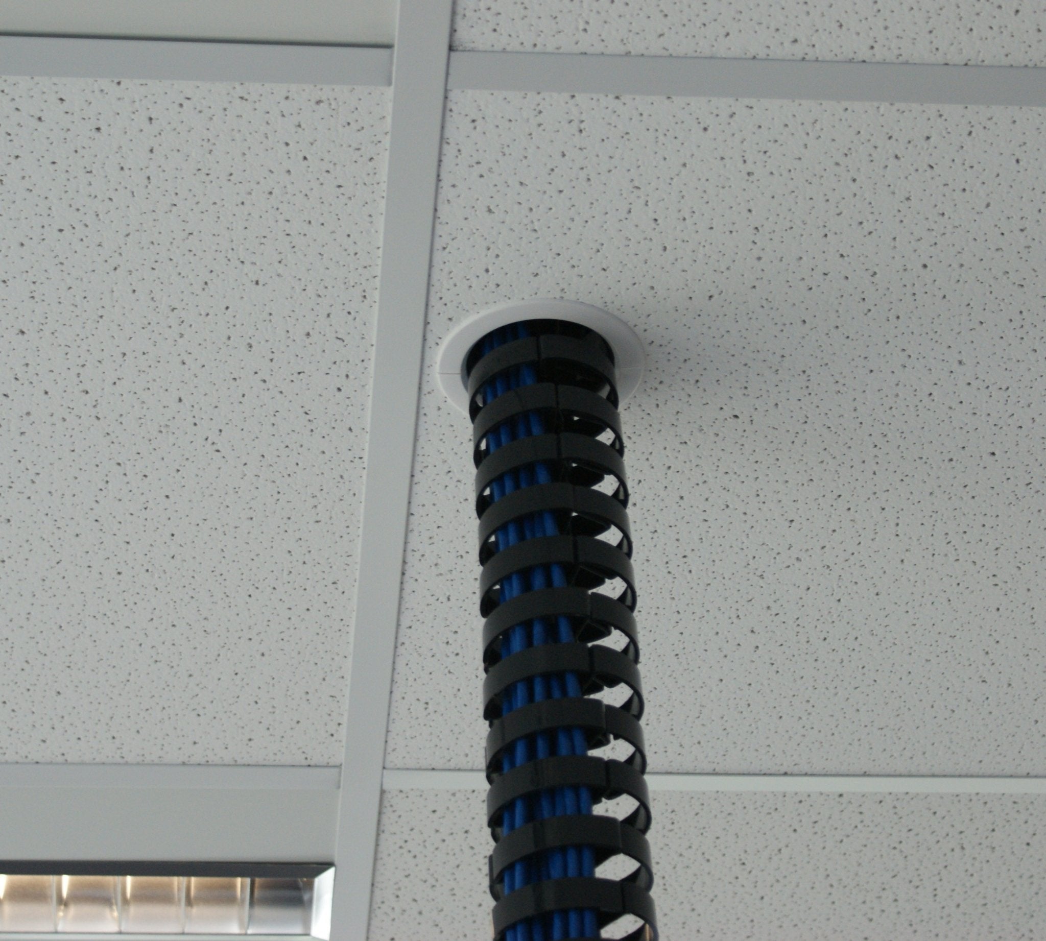 Umbilical Cord - CIRQLATE: 2800mmL Floor to Ceiling kit HORSE SHOE BASE - The Softwiring Shop - Cable Management