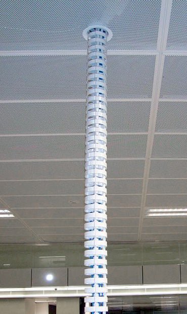 Umbilical Cord - CIRQLATE: 2800mmL Floor to Ceiling kit ROUND BASE - The Softwiring Shop - Cable Management