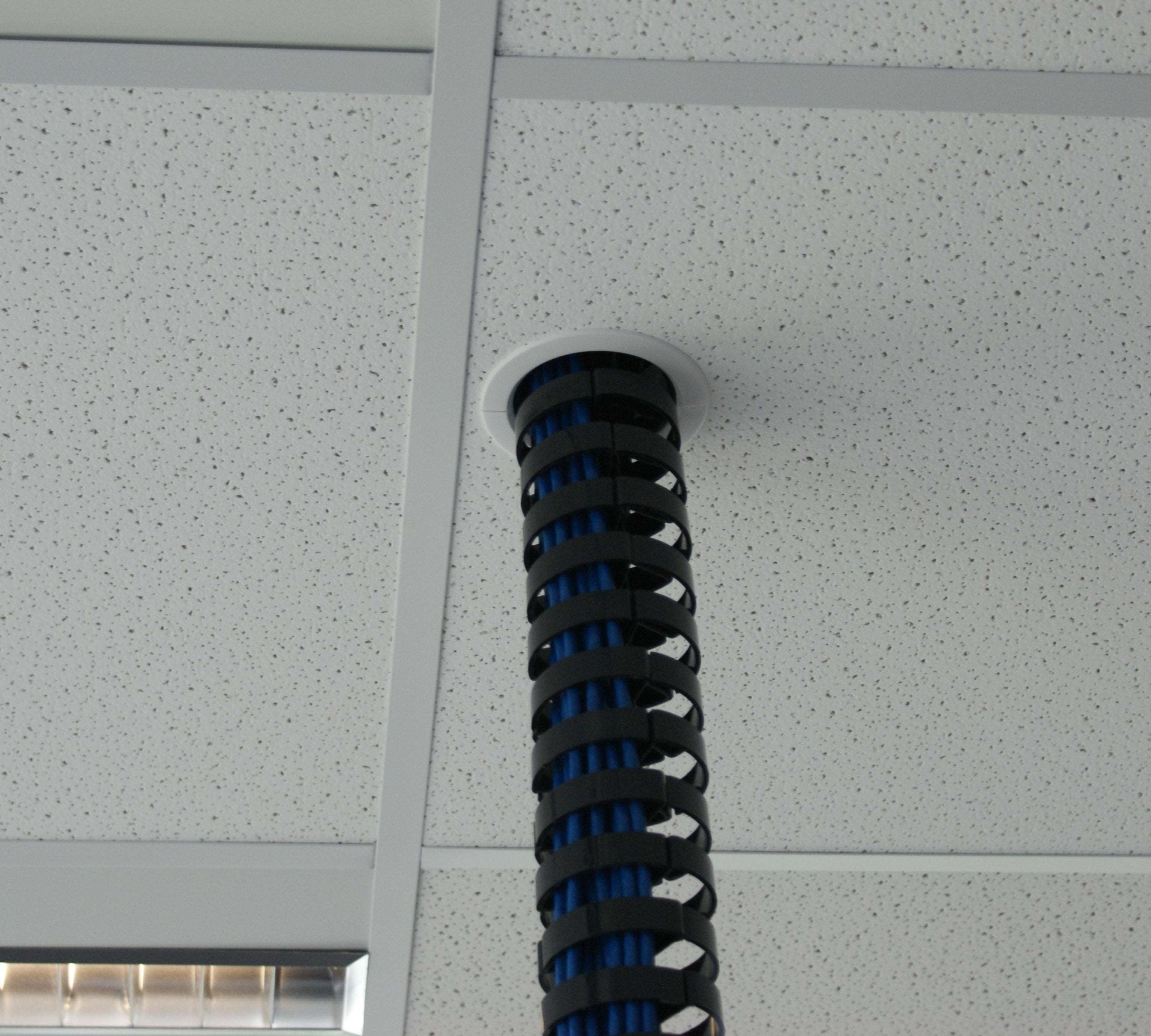 Umbilical Cord - CIRQLATE: Ceiling Flange COMPONENT - The Softwiring Shop - Cable Management