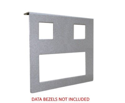 Under Desk Mounting Bracket - DOUBLE GPO (Non - External Switching) and 2 DATA - The Softwiring Shop - Electrical Soft Wiring