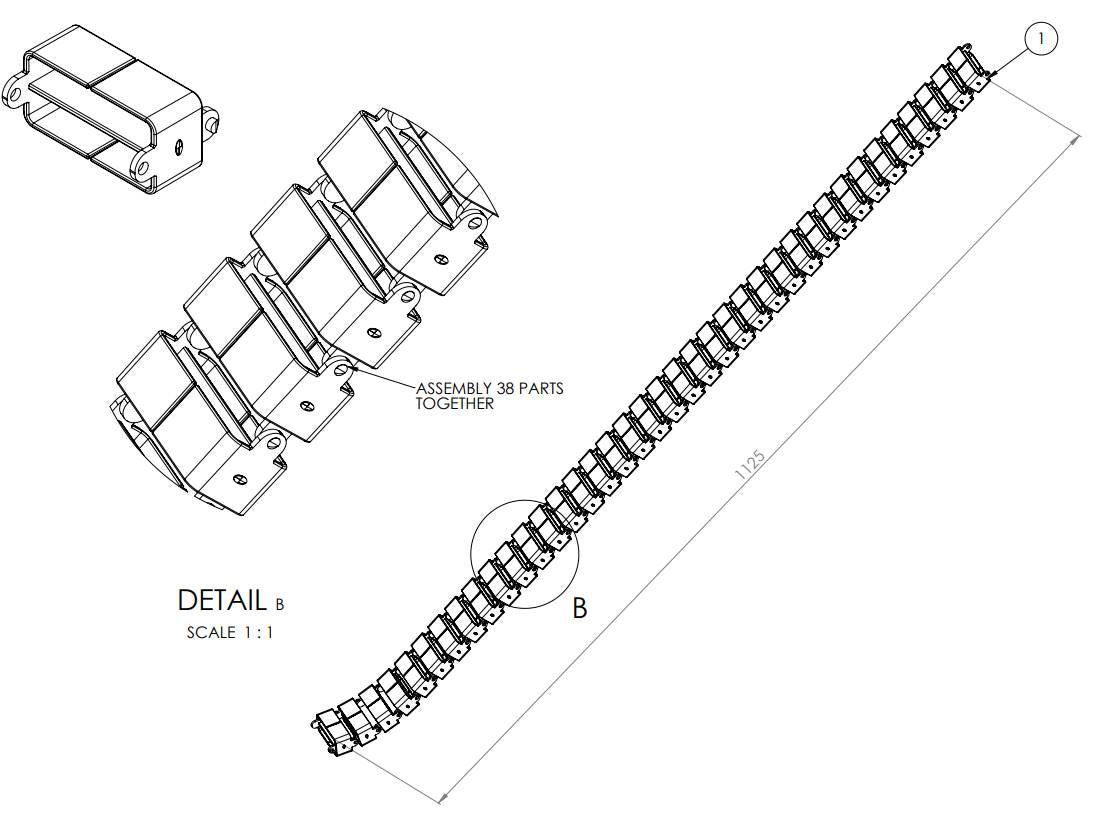 Workstation Umbilical - Trax DOUBLE - The Softwiring Shop - Cable Management