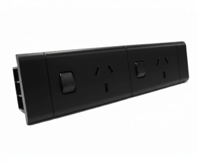 2 (Double) GPO Module - EXTERNAL SWITCH GPO'S - The Softwiring Shop - Electrical Soft Wiring