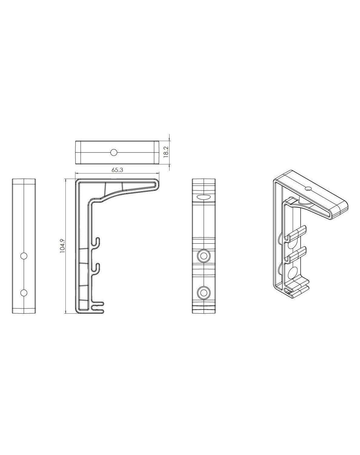 Cable Basket - Single Tier 100mm DOUBLE DEEP - The Softwiring Shop - Cable Management