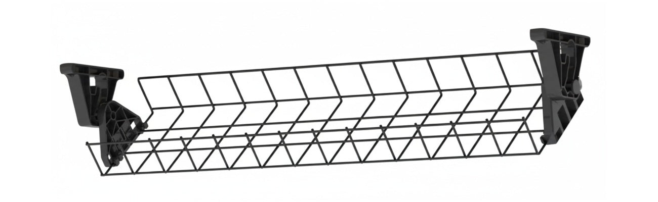 Cable Basket - Single Tier 150mm Deep: HINGED EASY ACCESS - The Softwiring Shop - Cable Management