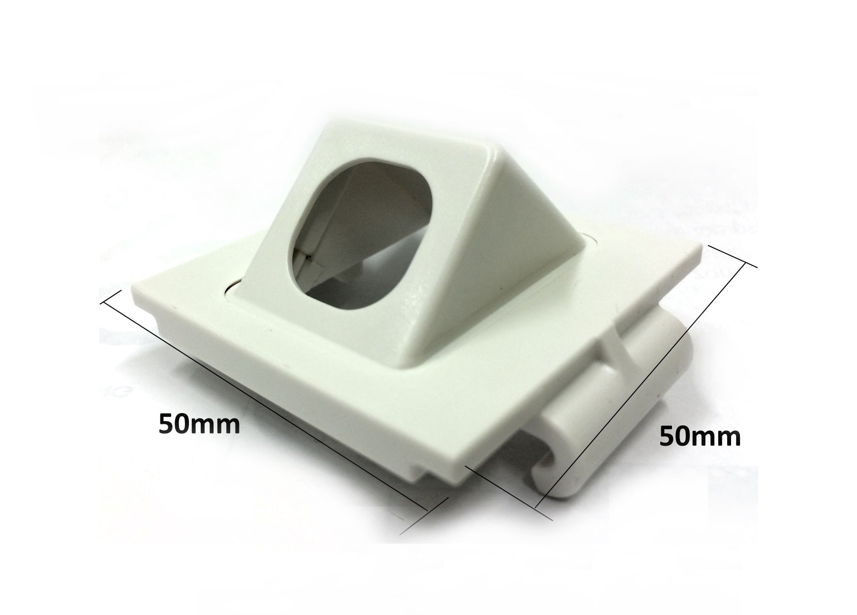Data Plate - 45º angled face for CABLE BASKETS - The Softwiring Shop - Data