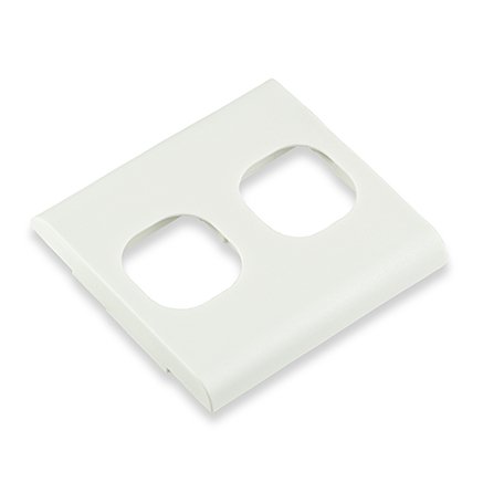 Data Plate - Double (2) Data port 50mmW for Cut - outs - The Softwiring Shop - Data