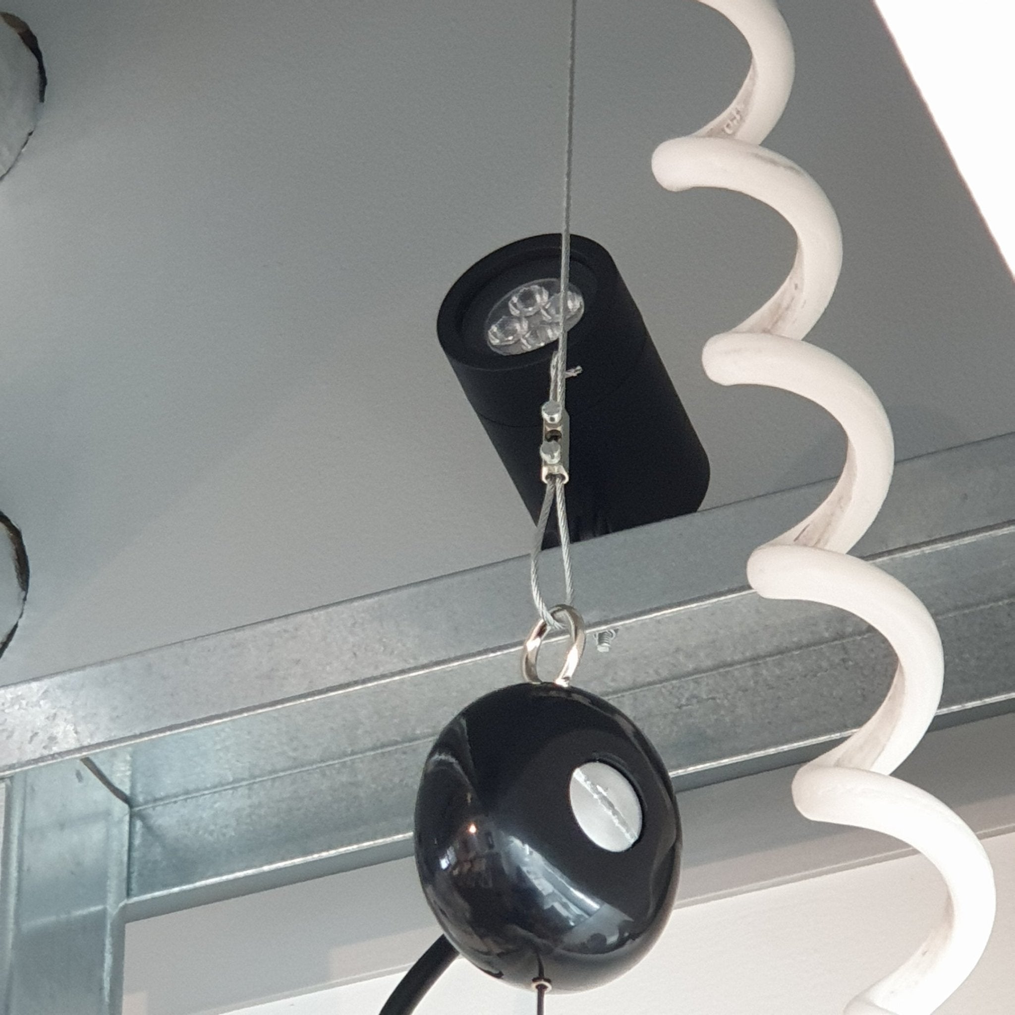 Elevate MANUAL Retractable Power - RECTRACTABLE MECHANISM BALL COMPONENT ONLY - The Softwiring Shop - Electrical Softwiring