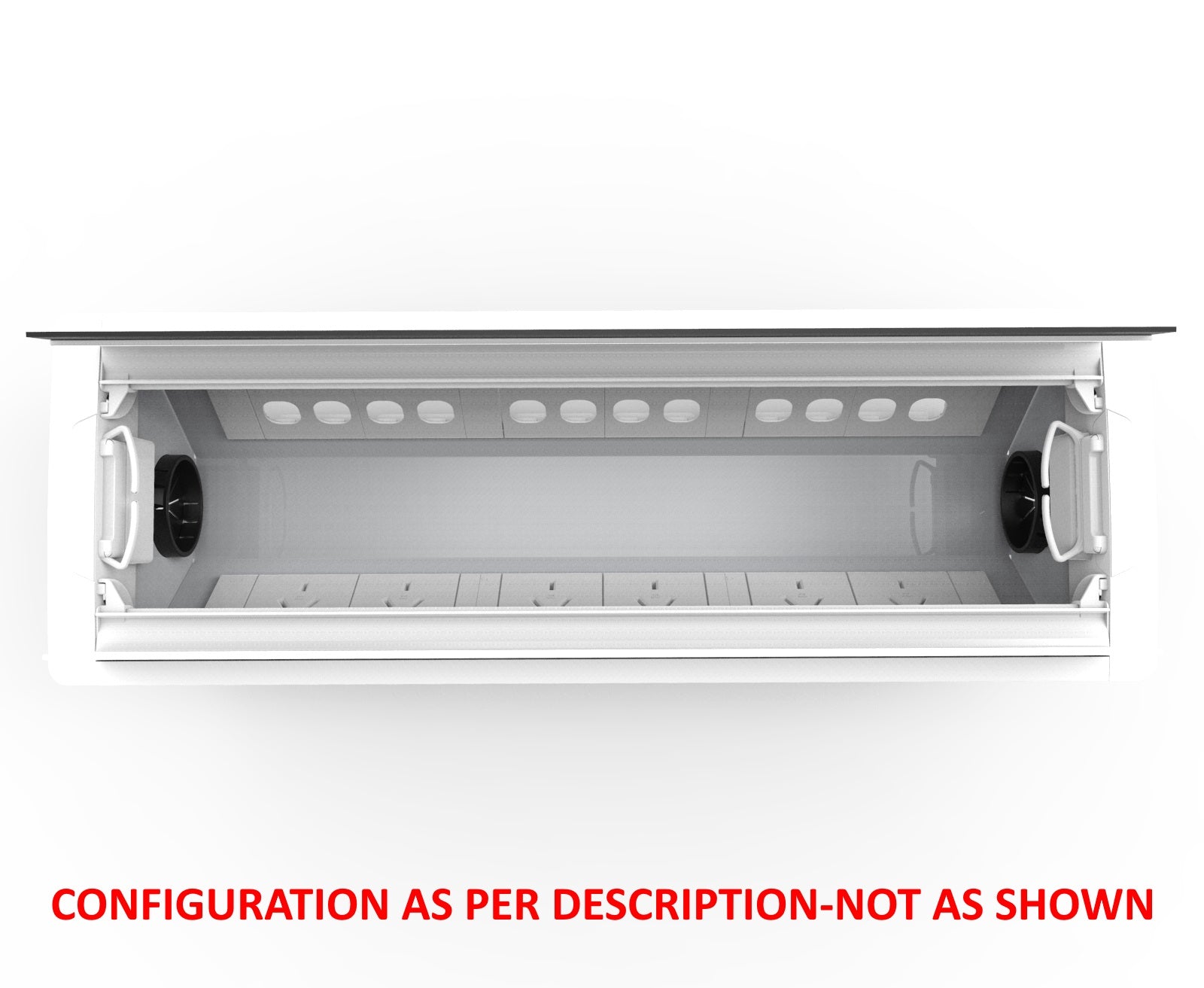 In - Desk Box - ACCEDE: Dual Lid, 6 (Six) GPO'S, 8 (Eight) Data Ports & USB A/A Fast - Charging Outlets - The Softwiring Shop - Electrical Soft Wiring