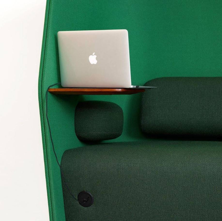 In - Desk Module - ECHO: USB A/C with 500mm Tag Lead and T Splitter - The Softwiring Shop - Electrical Soft Wiring