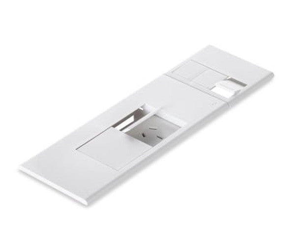 In - Desk Module - FLIP Surface Mount: 2 (Double) GPO'S and 3 (Triple) Data Ports (Retractable Cover)