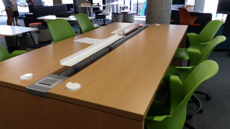 In - Desk Module - KONEXUS: 1 (Single) GPO with 1500mm 3 - Pin Plug Lead - The Softwiring Shop - Electrical Soft Wiring