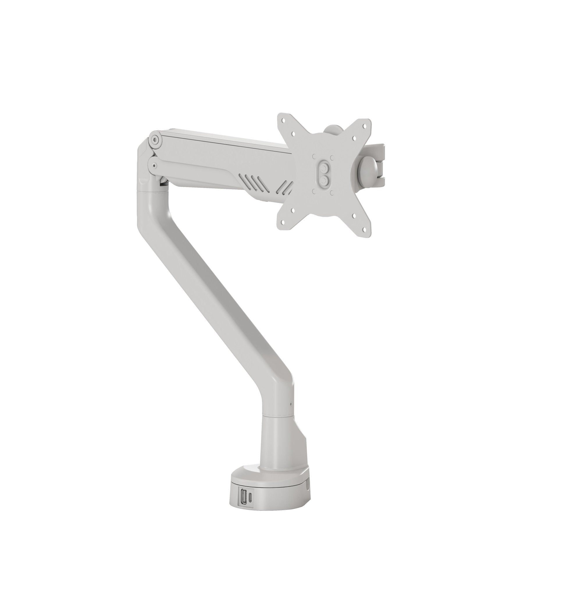 Monitor Arm - Gas SINGLE including USB Fast - Charging module - The Softwiring Shop - Accessory