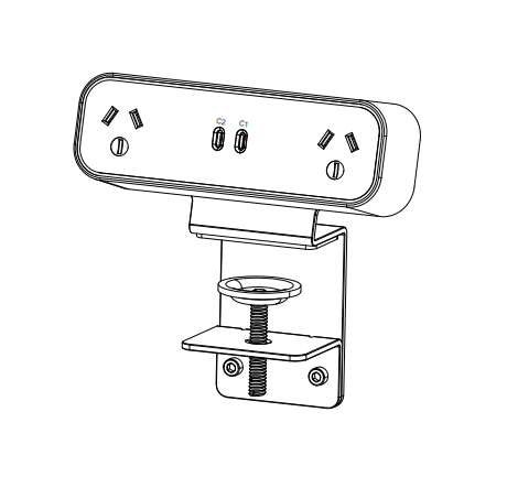 Power Rail: 2 (Double) GPO'S & USB A/C (65W) using a USB A Adaptor with 3 - pin Plug Lead - The Softwiring Shop - Electrical Soft Wiring