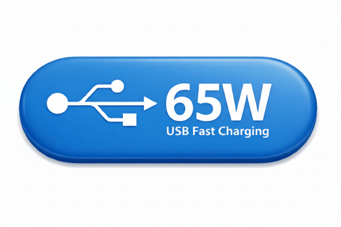 Power Rail - ATHENA 2: 1 (Single) GPO & USB A/C Fast - Charging Outlets (65W Shared) with 1000mm Tag Lead and D Splitter - The Softwiring Shop - Electrical Soft Wiring