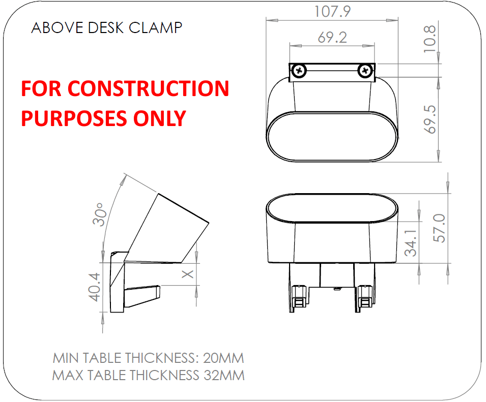 Power Rail - NOVA DUO: 2 (Double) GPO'S with 1500mm 3 - Pin Plug Lead - The Softwiring Shop - Electrical Soft Wiring