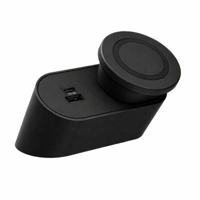 Power Rail - NOVA DUO: USB A/C 140W & Magsafe Helipad Wireless Fast - Charging with 1000mm Tag Lead and D Splitter (Copy) - The Softwiring Shop - Electrical Soft Wiring