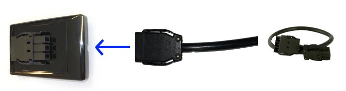 Starter Socket - SINGLE WALL MOUNTED - The Softwiring Shop - Electrical Soft Wiring