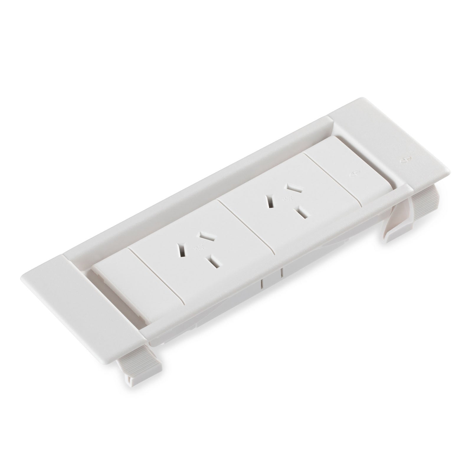 Thick Panel Bracket - DOUBLE GPO (Non - External Switching) - The Softwiring Shop - Electrical Soft Wiring