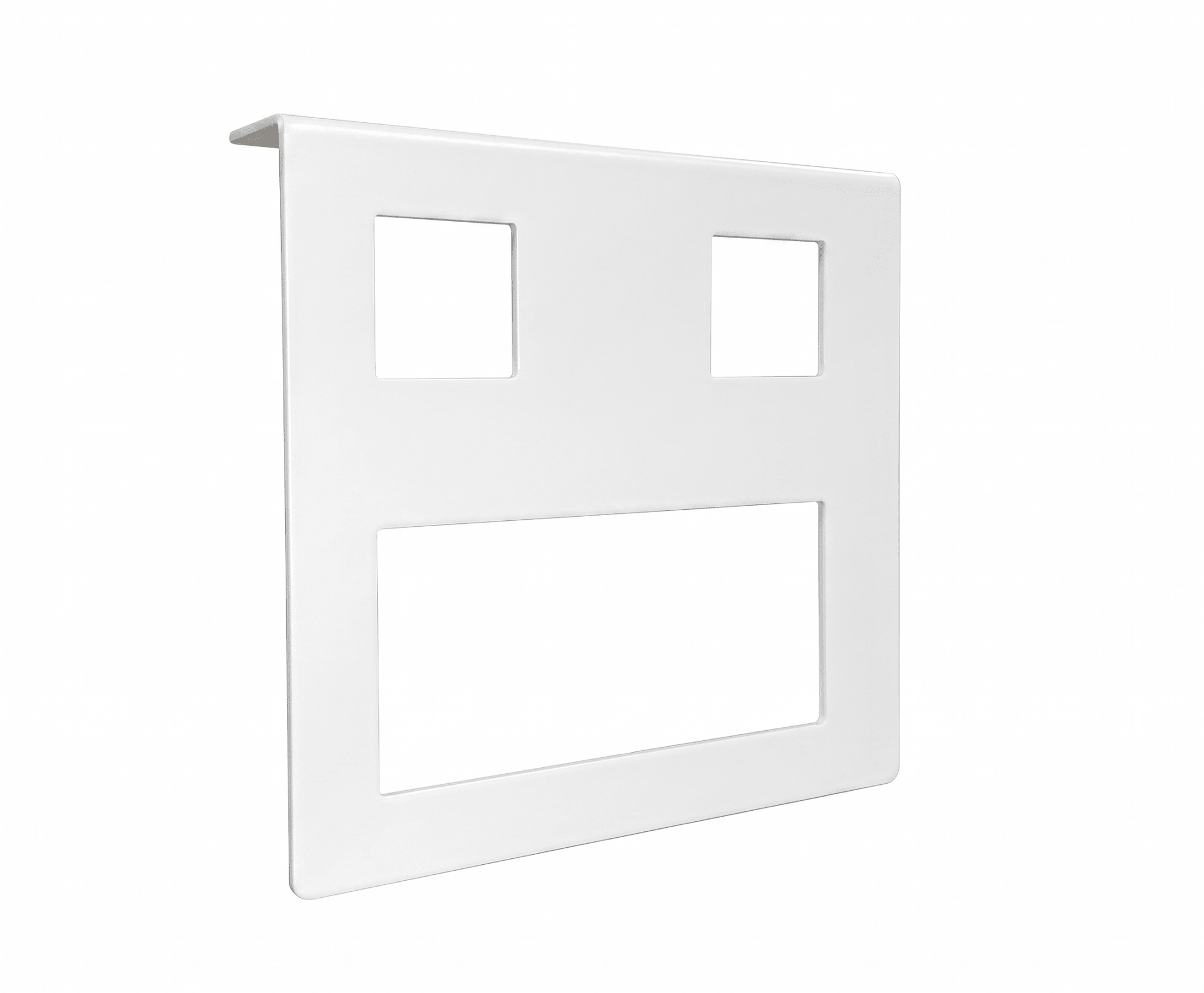 Under Desk Mounting Bracket - DOUBLE GPO (Non - External Switching) and 2 DATA - The Softwiring Shop - Electrical Soft Wiring